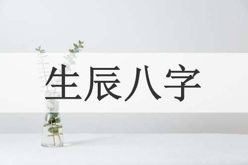 生辰八字