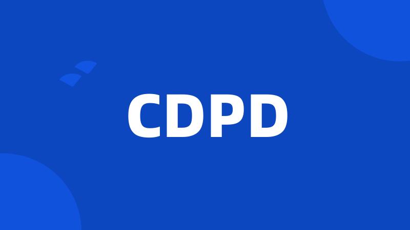 CDPD