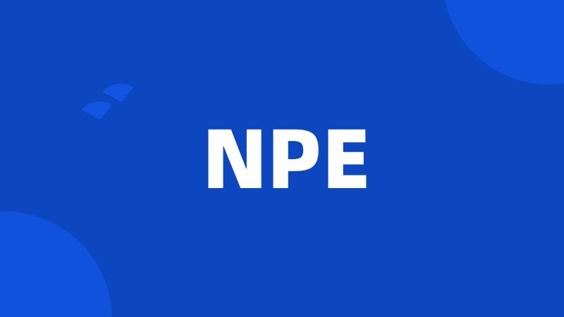 NPE