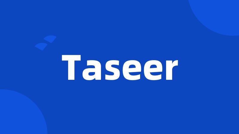 Taseer