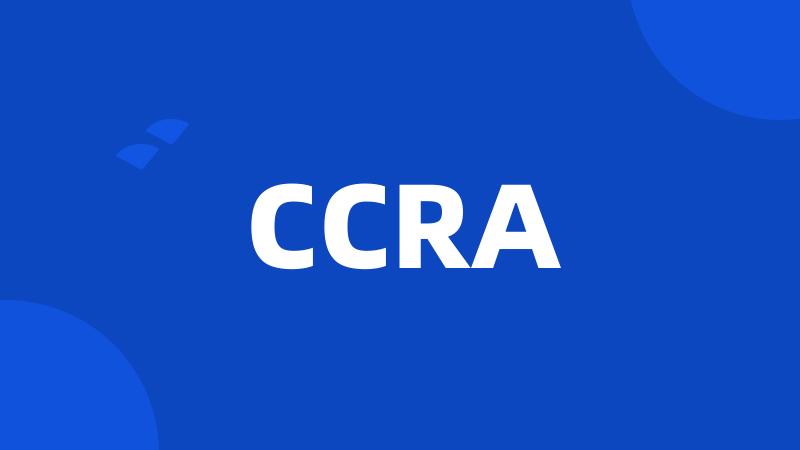 CCRA