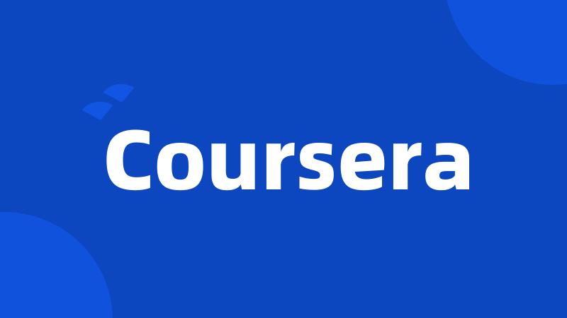 Coursera