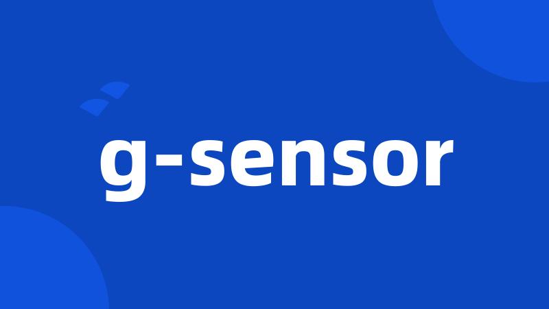 g-sensor