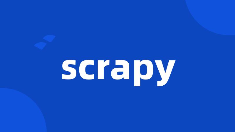 scrapy