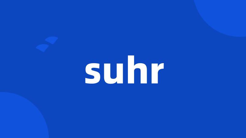 suhr