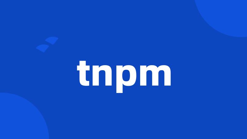 tnpm