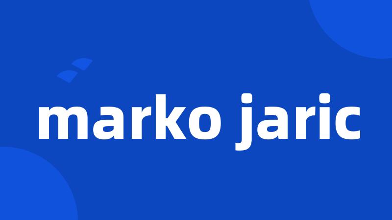 marko jaric