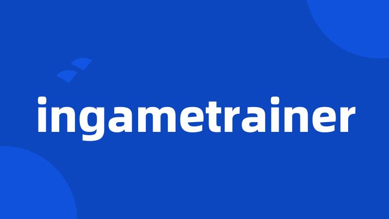 ingametrainer