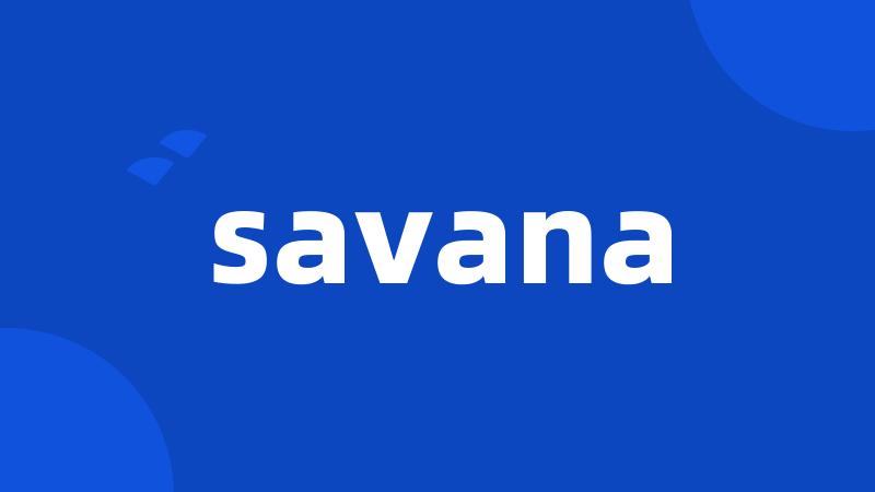 savana