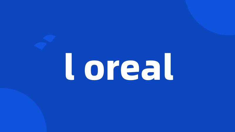 l oreal