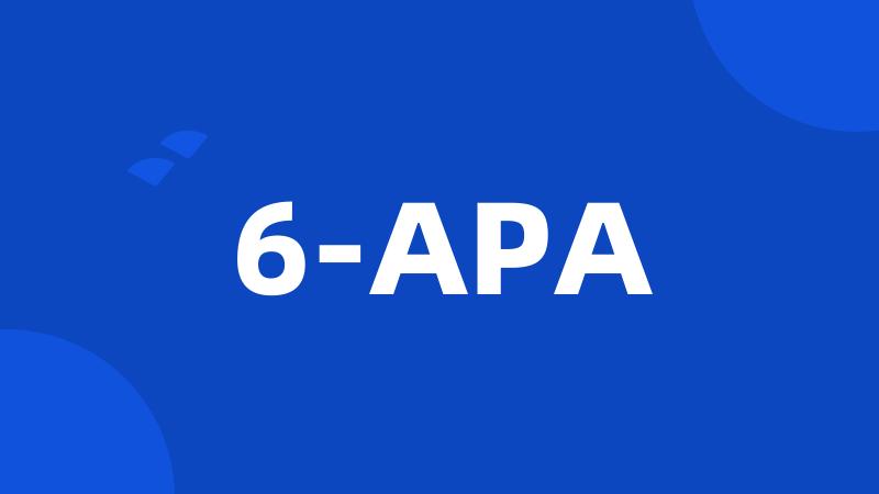 6-APA