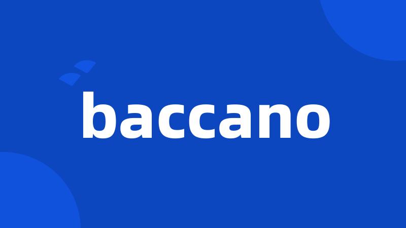 baccano