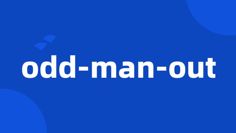 odd-man-out