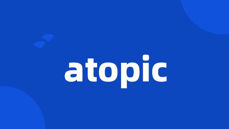 atopic