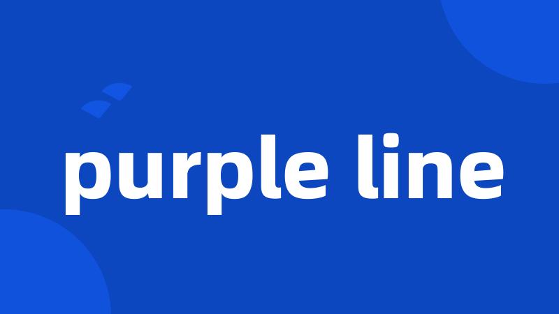 purple line