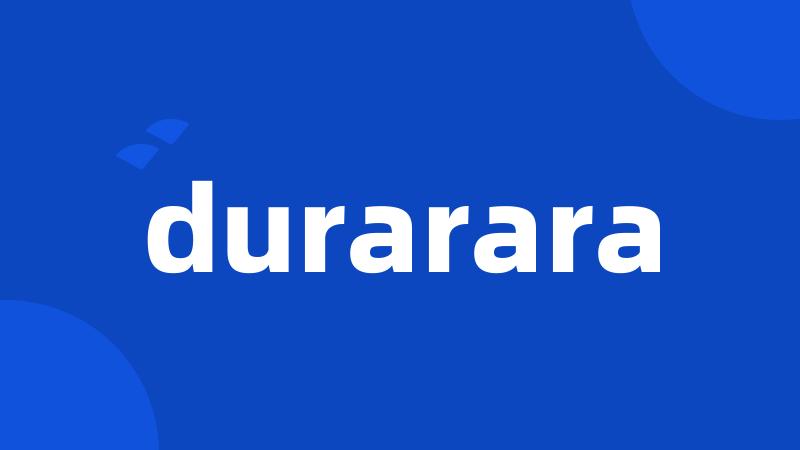 durarara