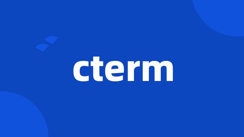 cterm