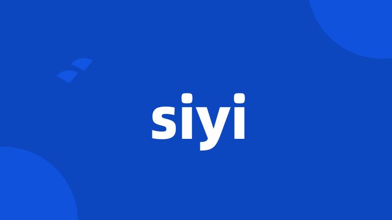 siyi