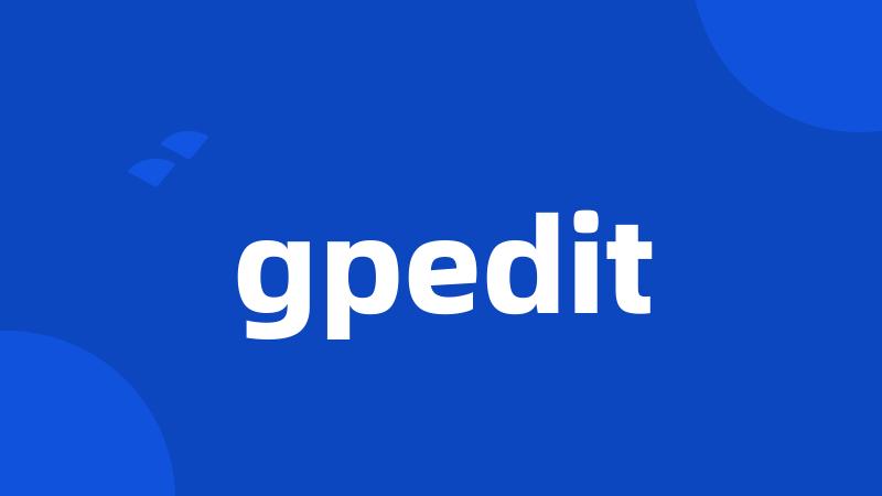 gpedit