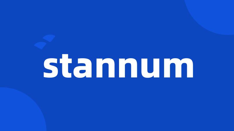 stannum