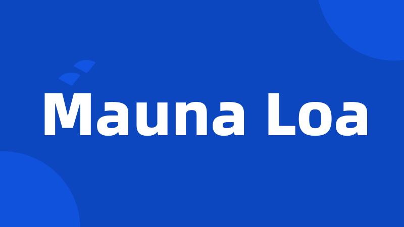 Mauna Loa