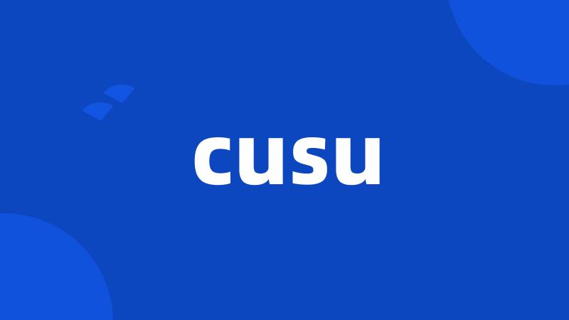 cusu