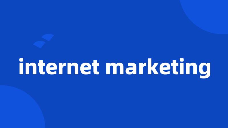 internet marketing