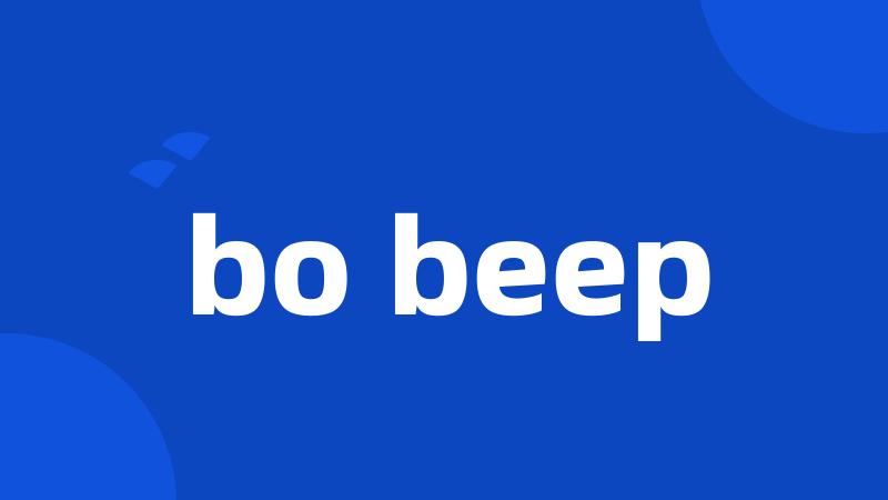 bo beep