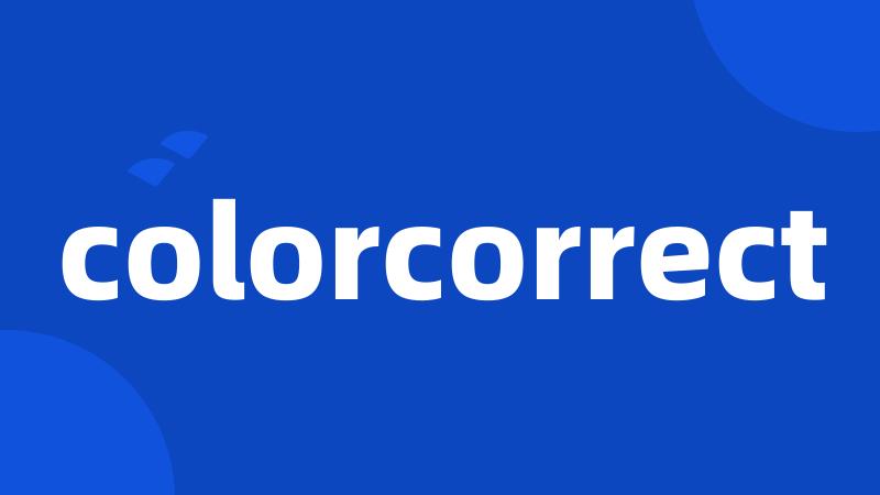 colorcorrect