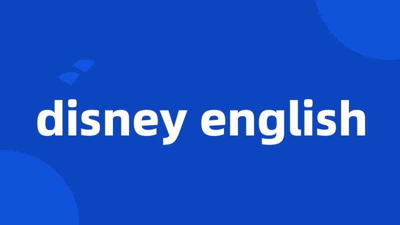 disney english