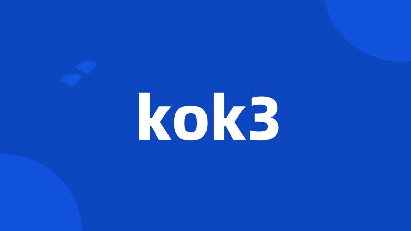 kok3