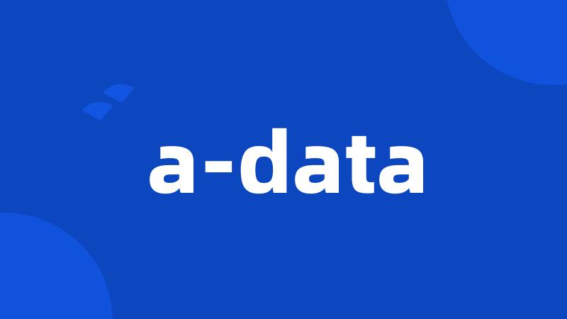 a-data