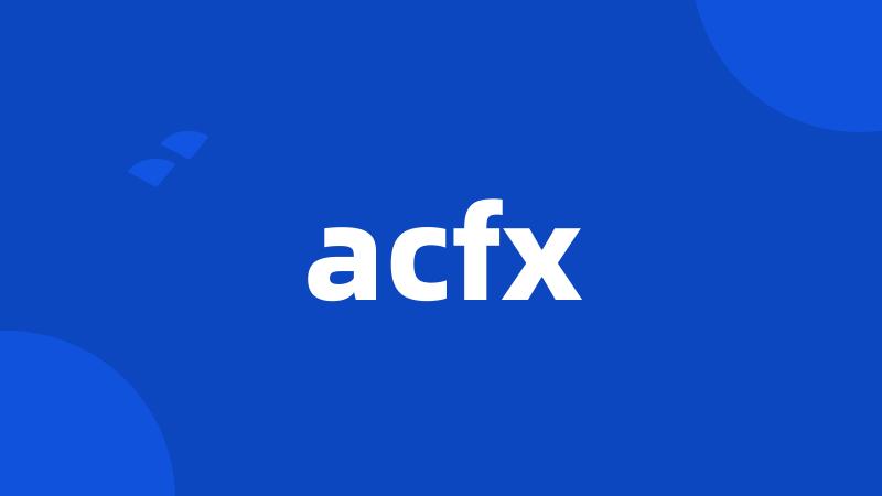 acfx