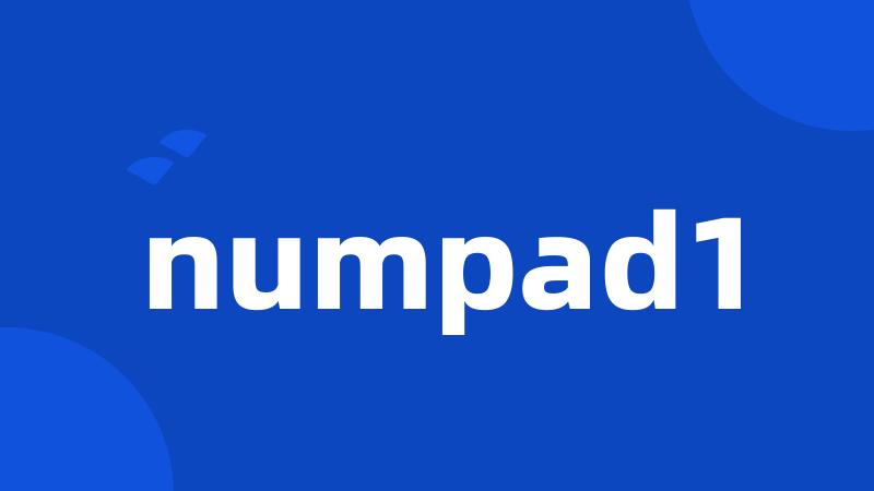 numpad1