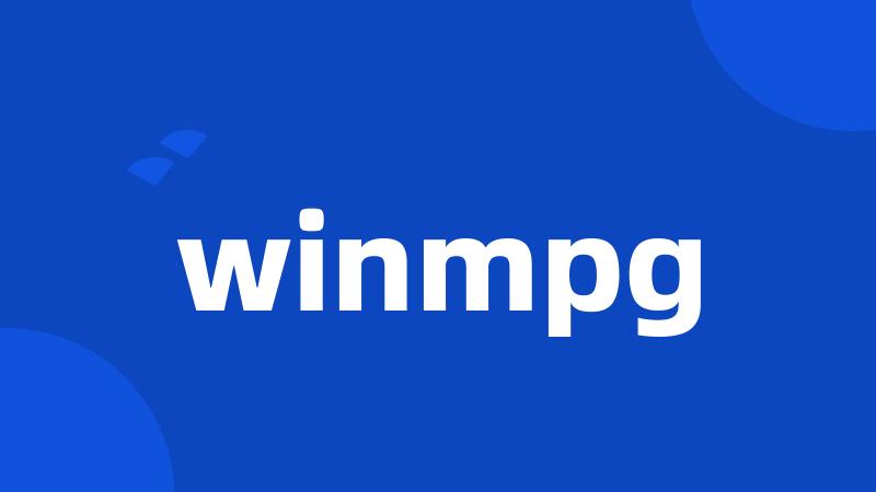 winmpg