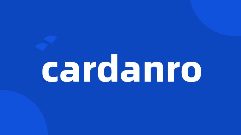 cardanro