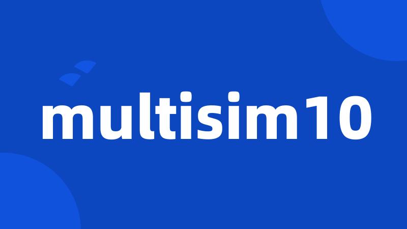 multisim10