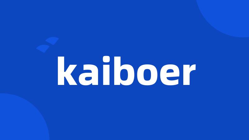 kaiboer