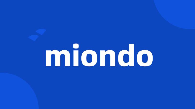 miondo