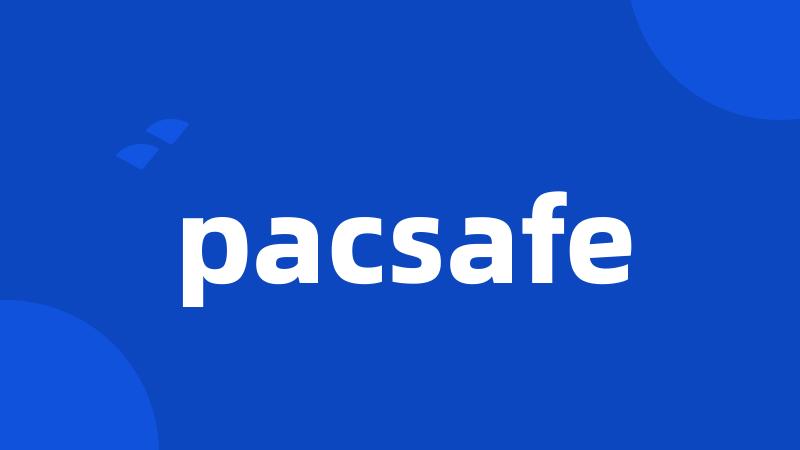 pacsafe