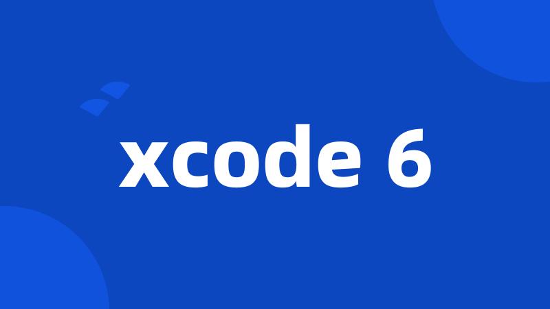 xcode 6