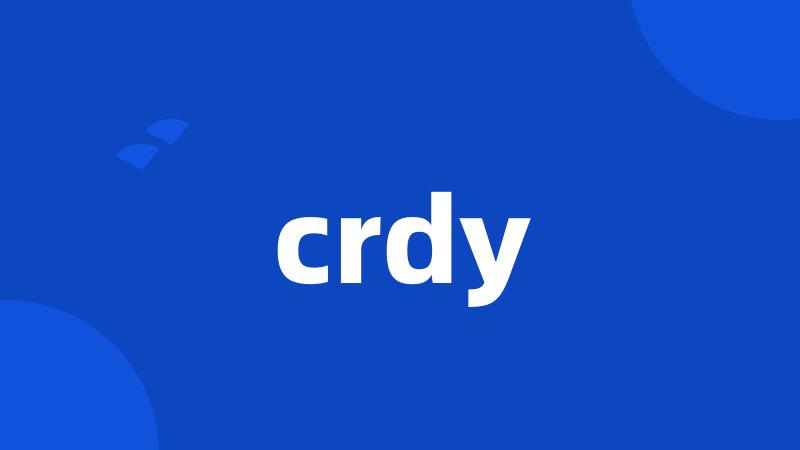 crdy