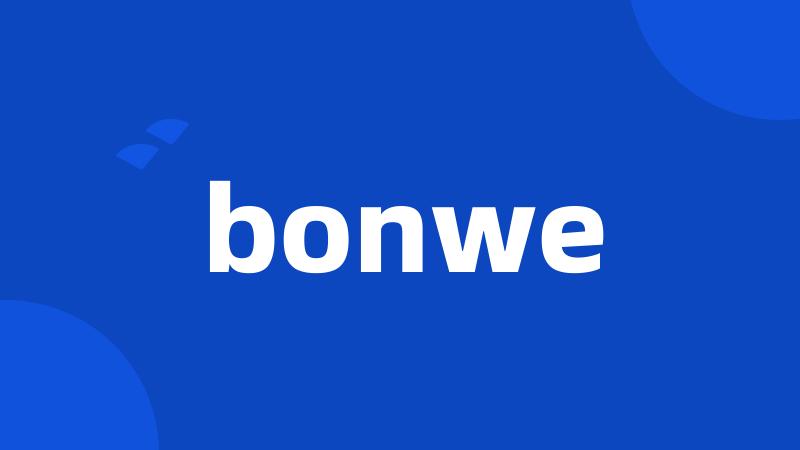 bonwe