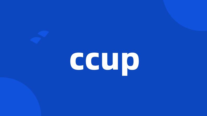 ccup