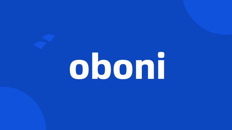 oboni