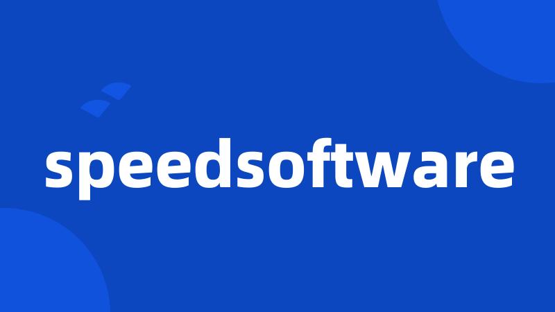 speedsoftware