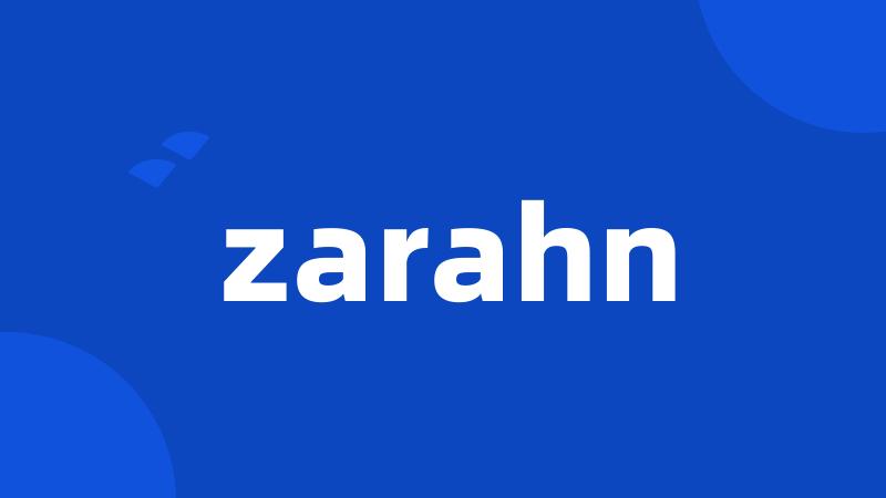 zarahn