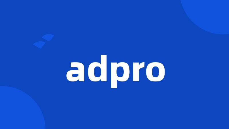 adpro