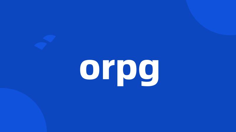 orpg