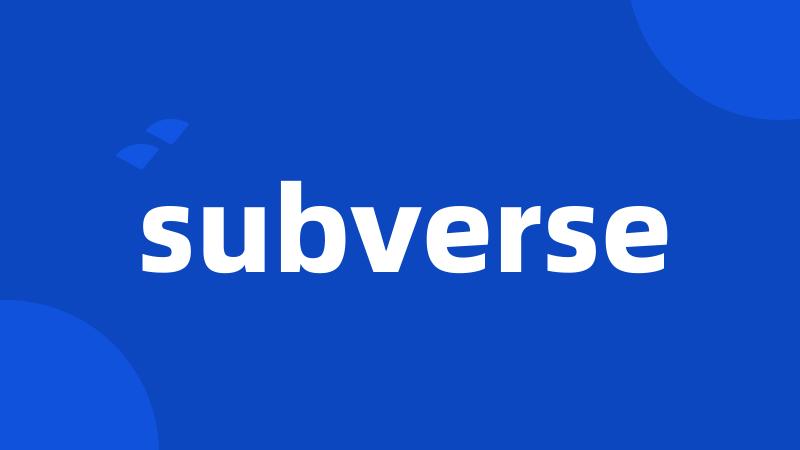 subverse